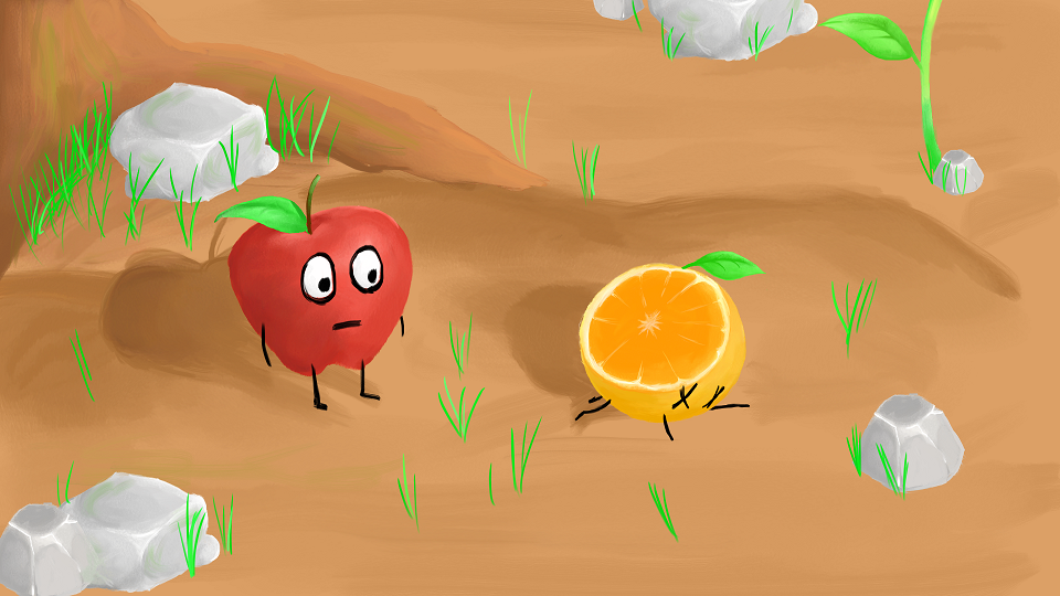 Apple and Orange artwork