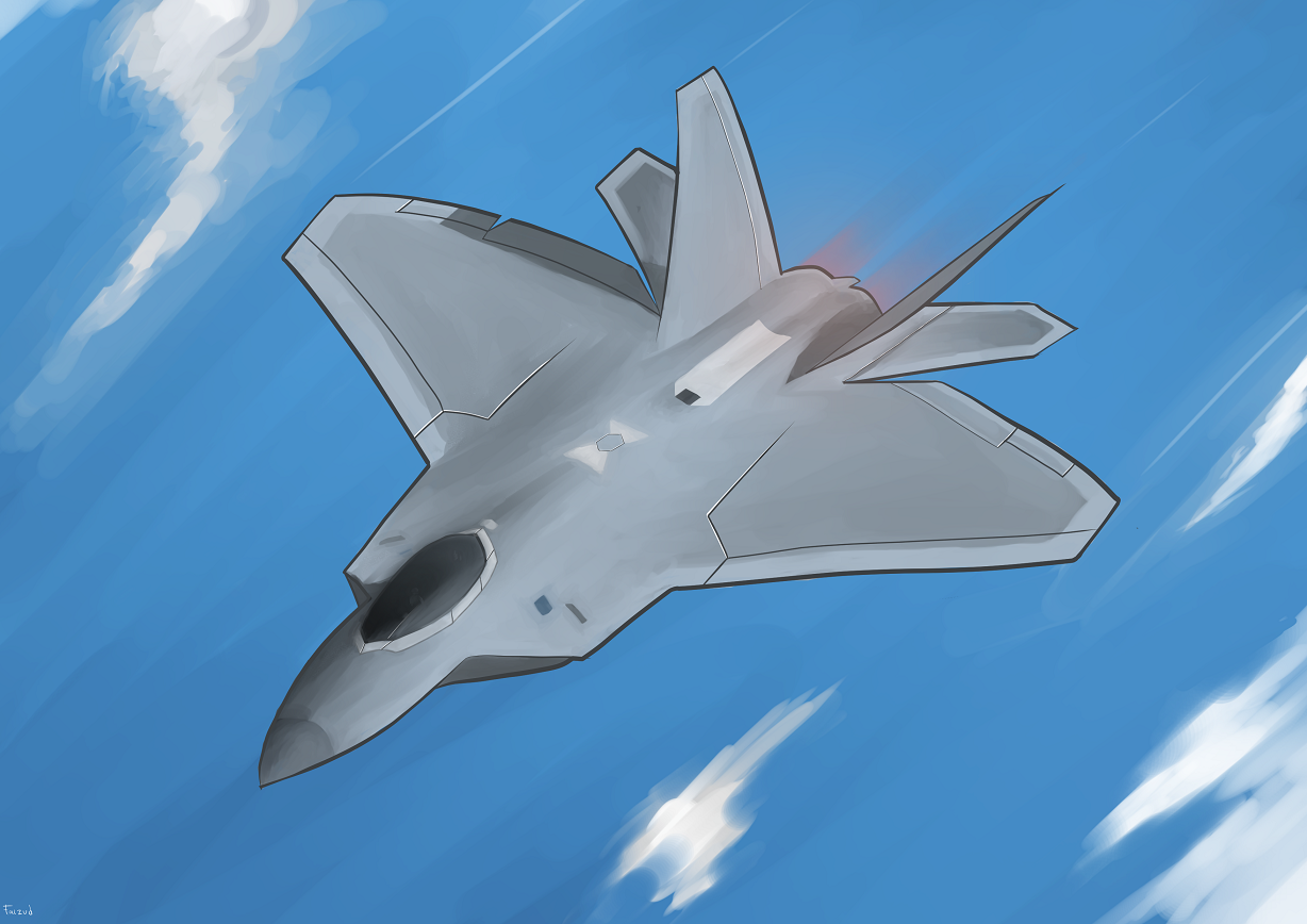 F22 Raptor artwork