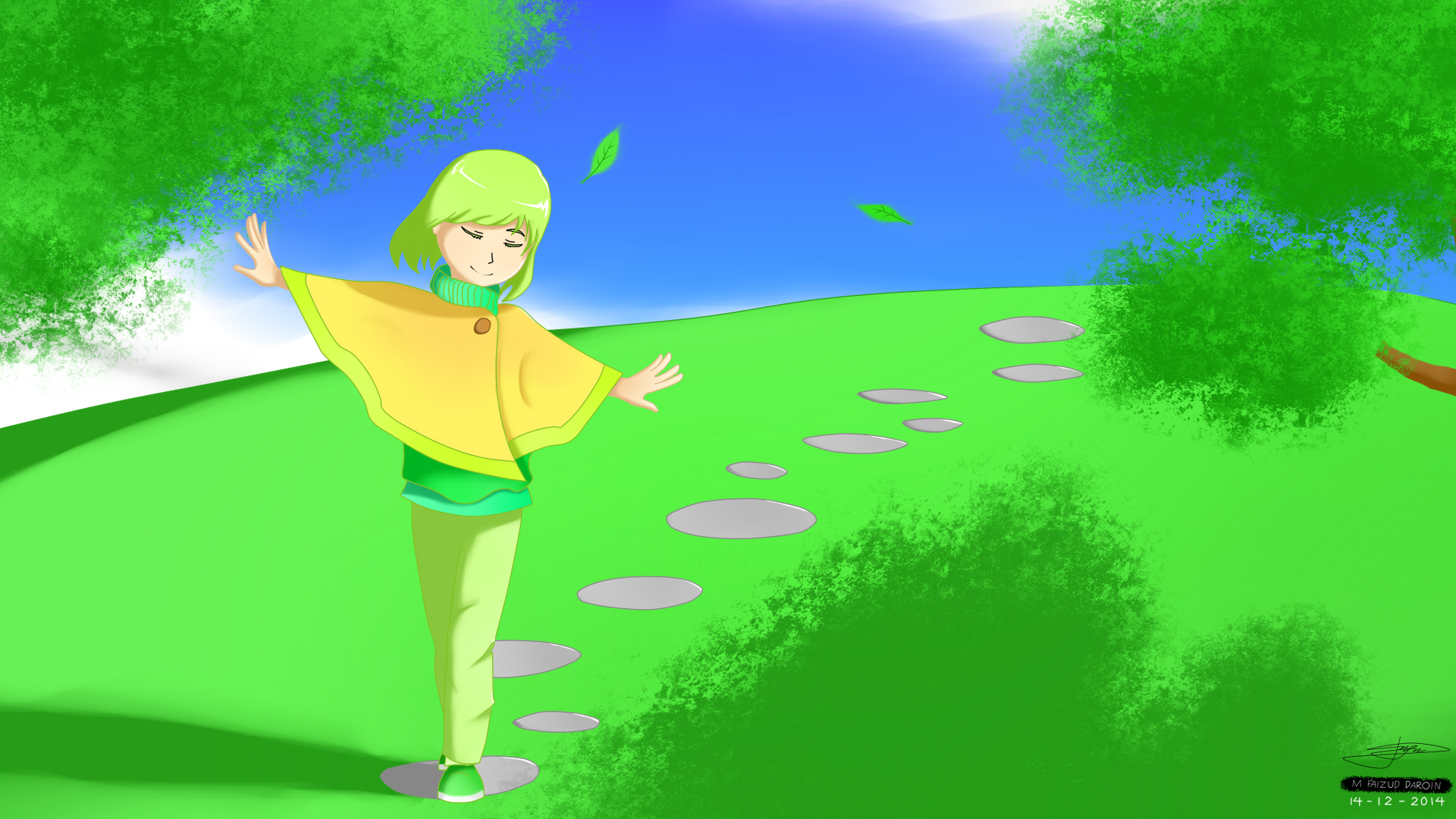 A walk in the park artwork